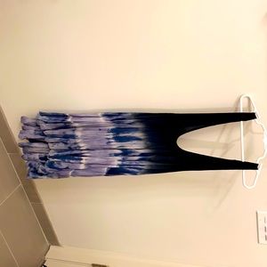 Scoop tie dye beach cover up or dress